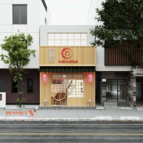 Mẫu thiết kế nội thất nhà hàng Nhật Wabisabiya 61m2 có gì ấn tượng?  